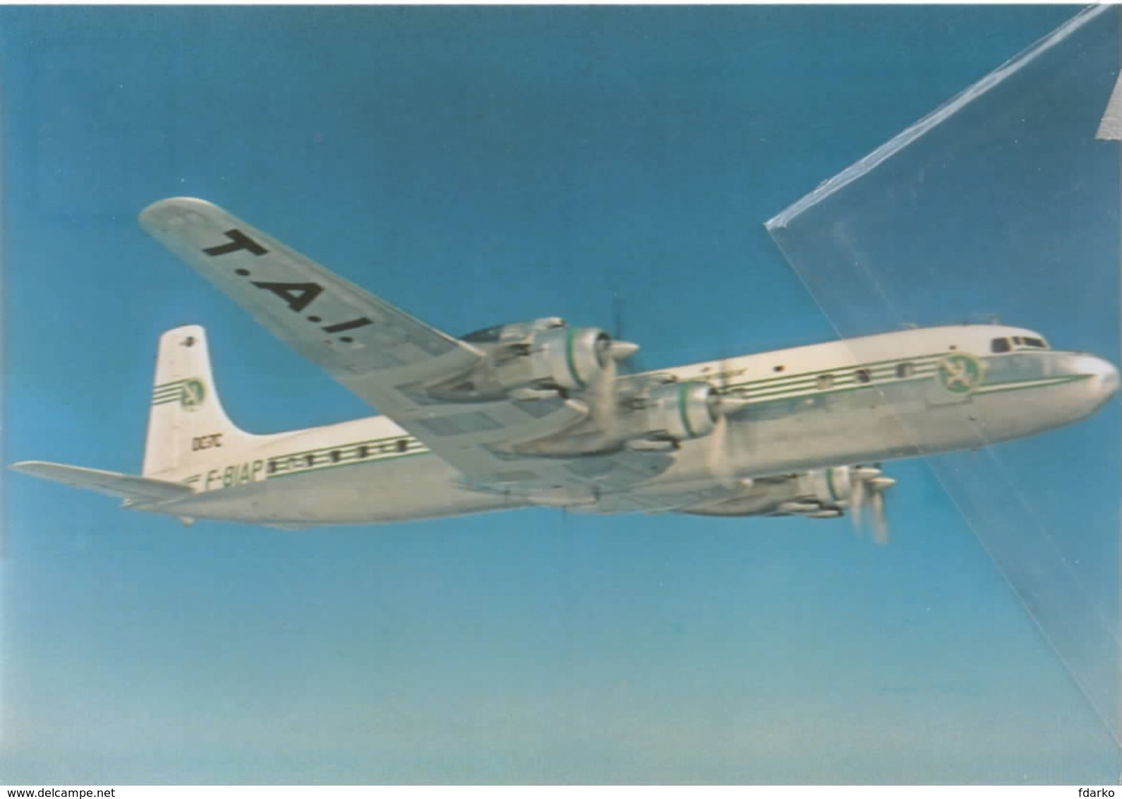 TAI - Transports Aeriens Intercontinetaux Douglas DC-7C F-BIAP Aereo Aviation Airplane DC7 - 1946-....: Era Moderna