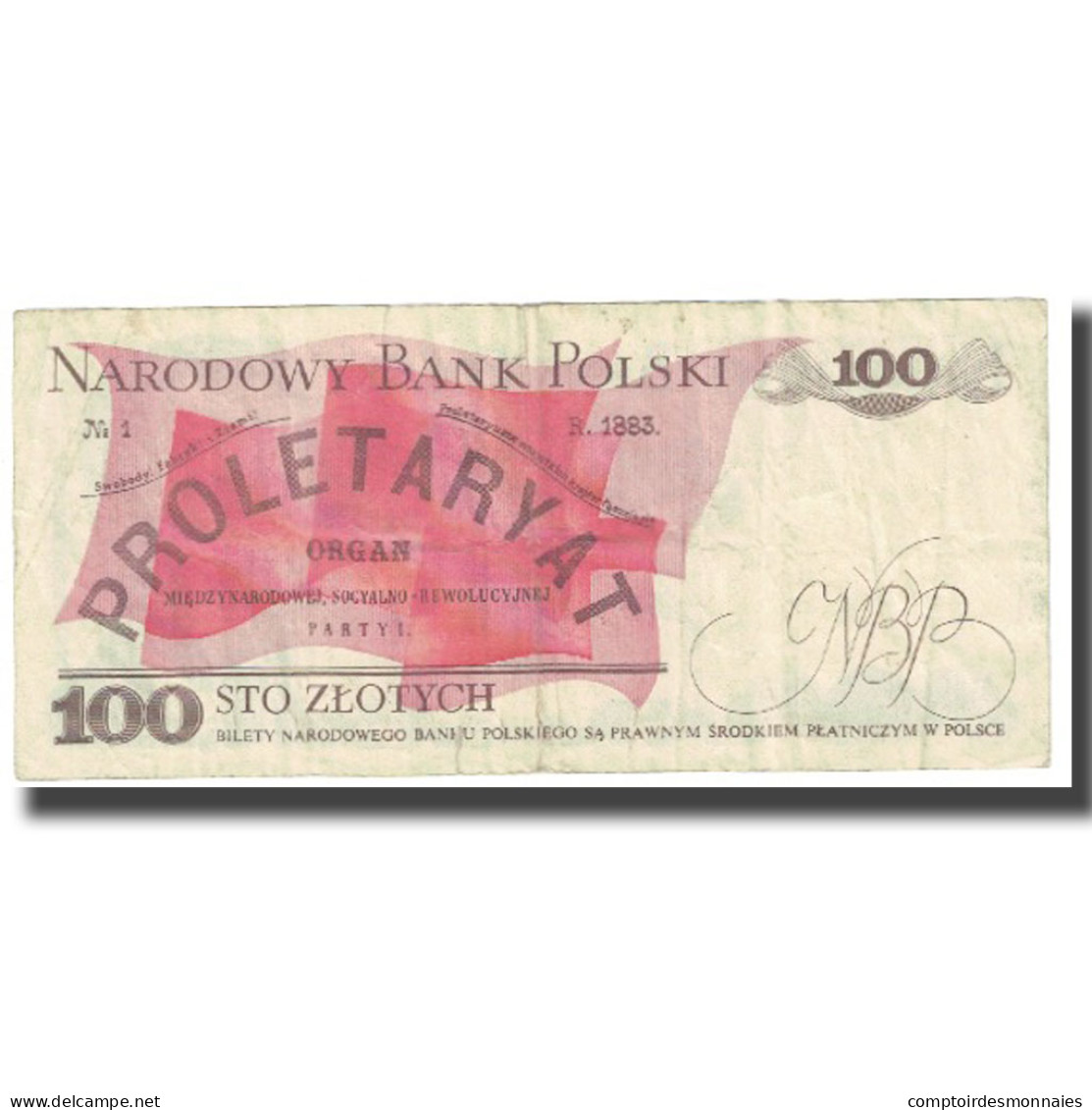 Billet, Pologne, 100 Zlotych, 1986, 1986-06-01, KM:143c, TB - Pologne