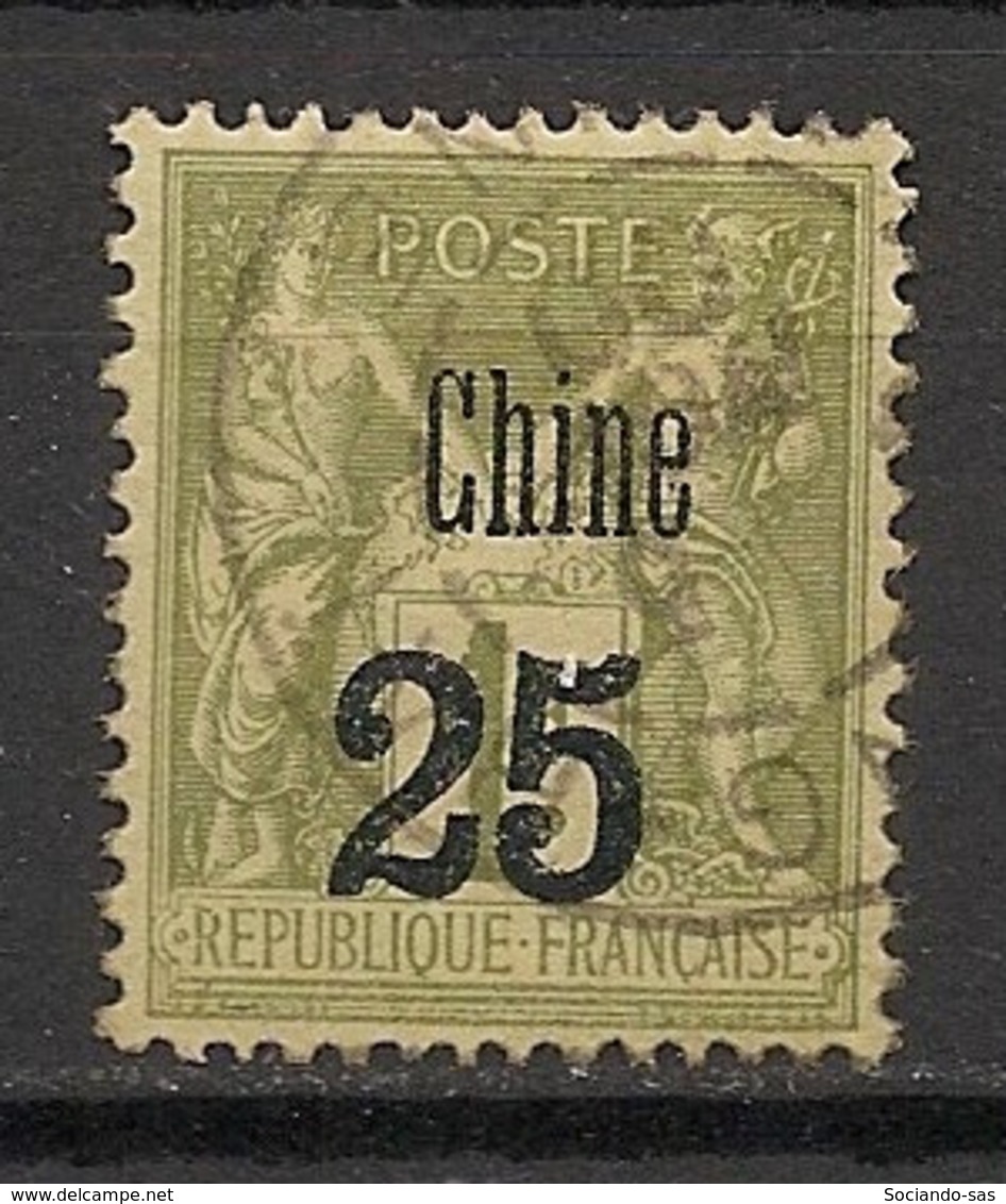 Chine - 1900 - N°Yv. 18 - 25 Sur 1f Olive - Bon Centrage - Oblitéré / Used - Oblitérés