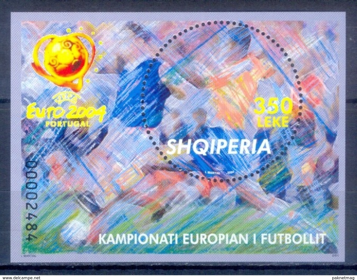 J73- Shqiperia Albania Albanie 2004. European Football Sports Games Soccer Euro Championship. - Albania