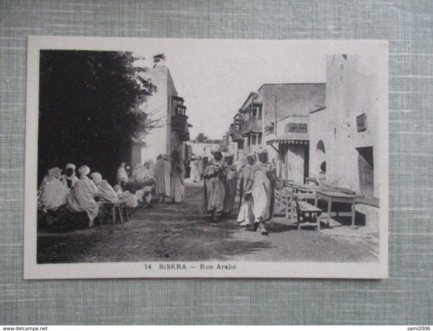 CPA ALGERIE BISKRA RUE ARABE - Biskra