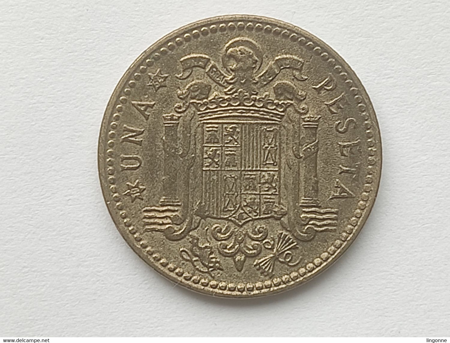 ESPAGNE : UNA (1) PESETA 1947 (Etoile 56 ) - 1 Peseta