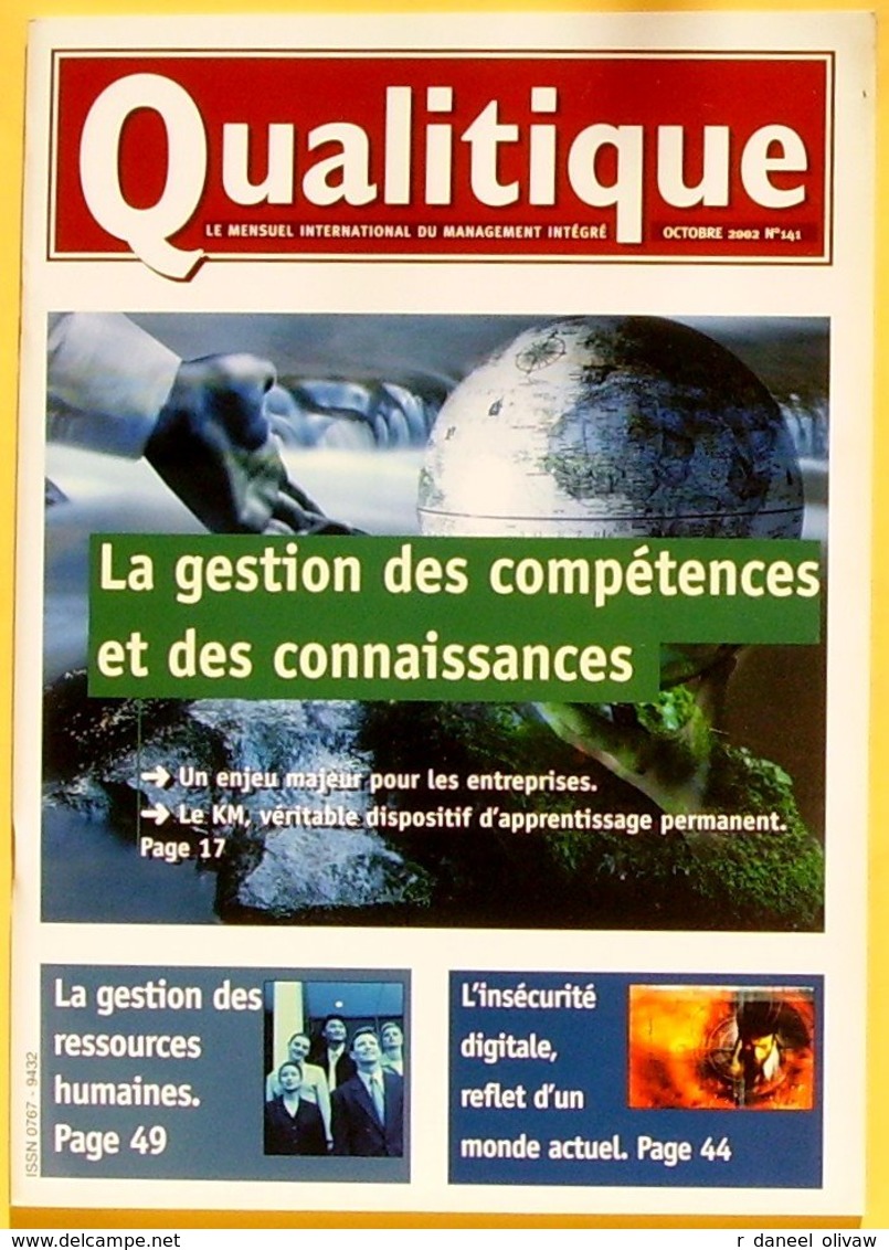 Qualitique N° 141 - Octobre 2002 (comme Neuf) - Informatik