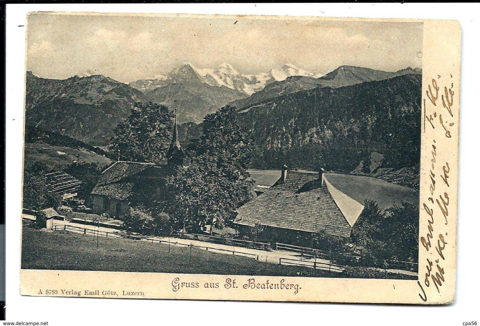 Gruss Aus St. Beatenberg 1902 - Beatenberg