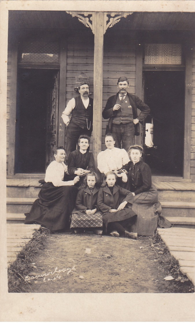 RP: People On Steps Of Building, WINNIPEG, Manitoba, Canada , 00-10s - Winnipeg