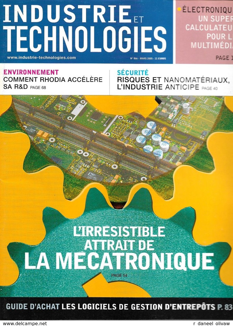 Industrie Et Technologies N° 866 - Mars 2005 (TBE) - Informatik