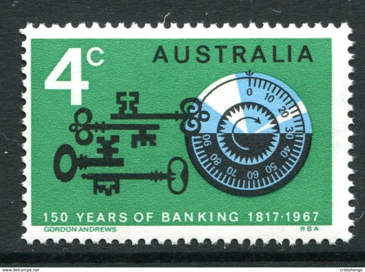 Australia 1967 150th Anniversary Of Australian Banking MNH (SG 410) - Nuovi