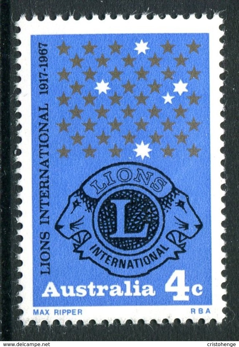 Australia 1967 50th Anniversary Of Lions International MNH (SG 411) - Ungebraucht