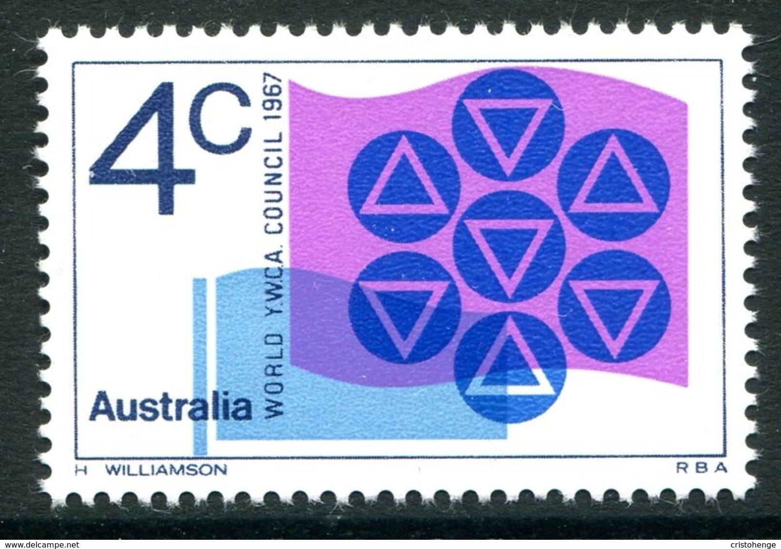 Australia 1967 World YWCA Council Meeting MNH (SG 412) - Mint Stamps