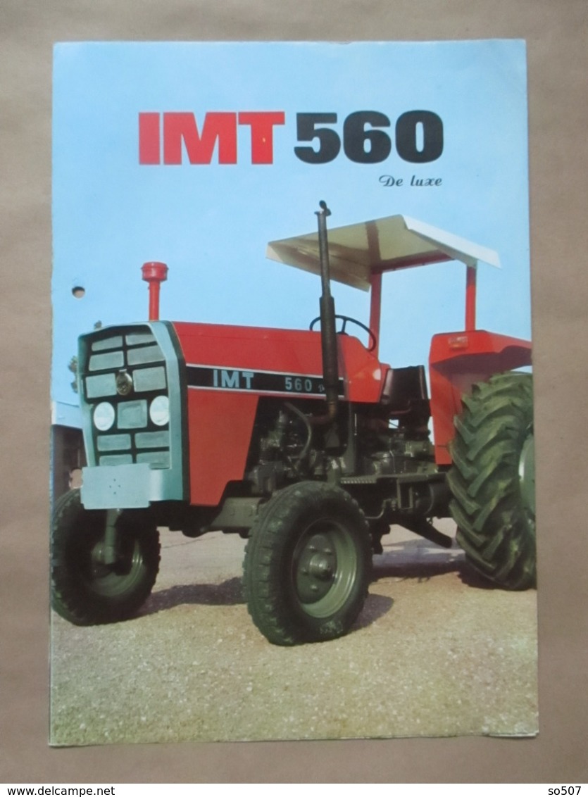 IMT 560 / 567 De Luxe Tractor Brochure,Prospect,Traktor,Industry Of Agricultural Machines,Tractors,Belgrade,Yugoslavia - Traktoren