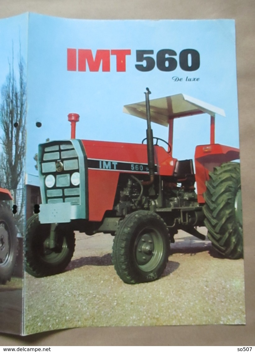 IMT 560 / 567 De Luxe Tractor Brochure,Prospect,Traktor,Industry of Agricultural Machines,Tractors,Belgrade,Yugoslavia