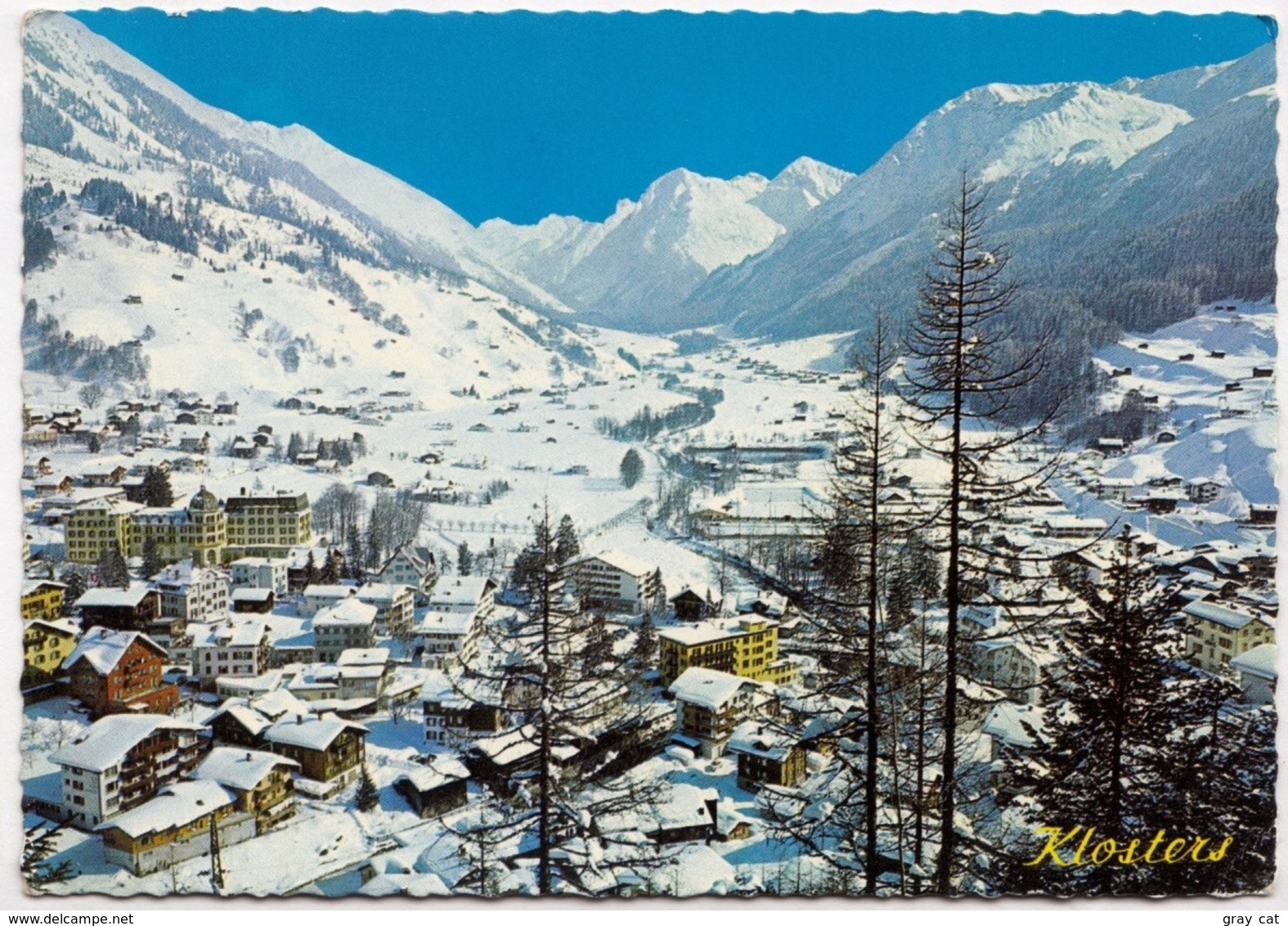 Klosters, Switzerland, 1966 Used Postcard [23465] - Klosters