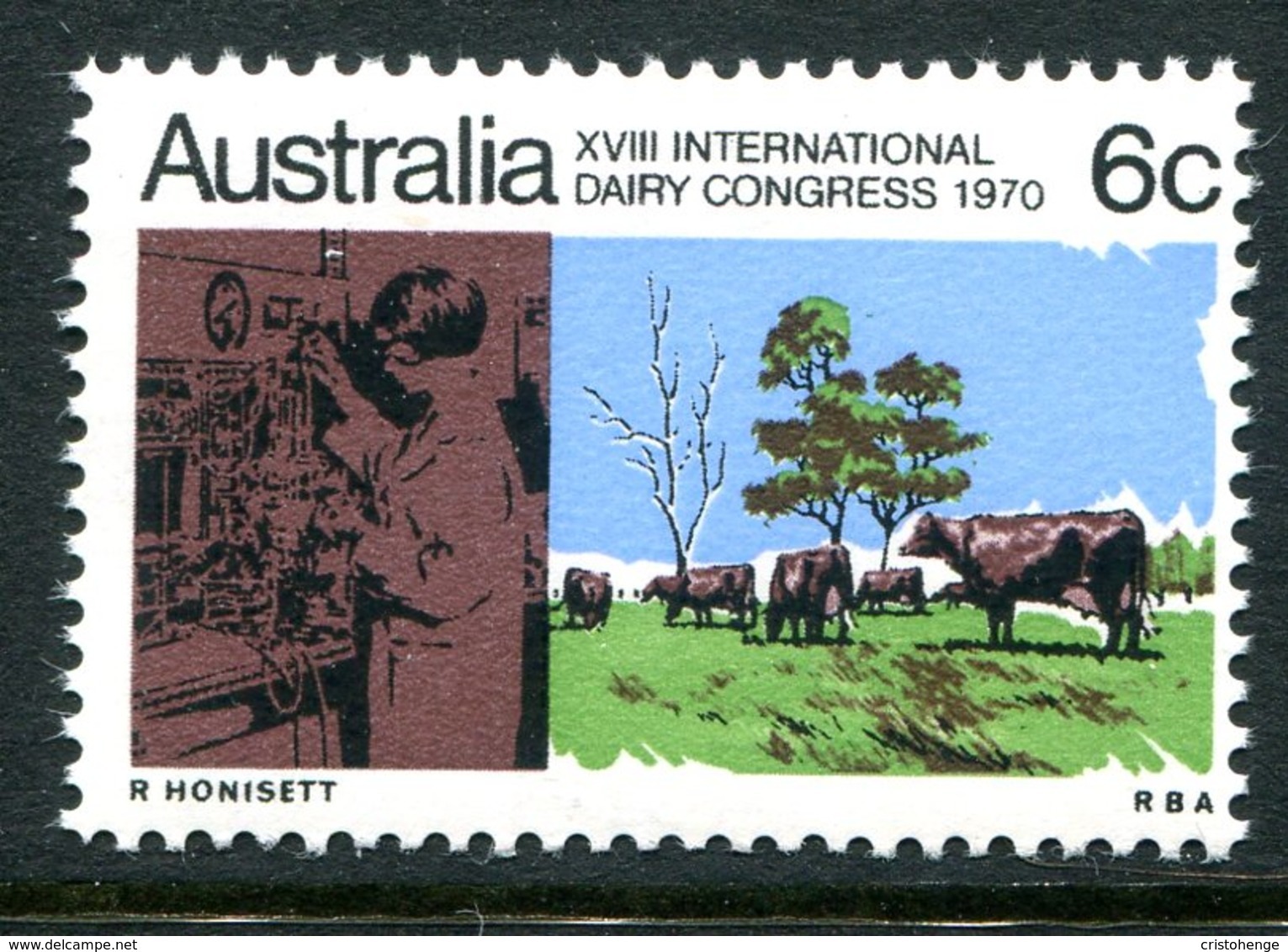 Australia 1970 18th International Dairy Congress MNH (SG 474) - Mint Stamps