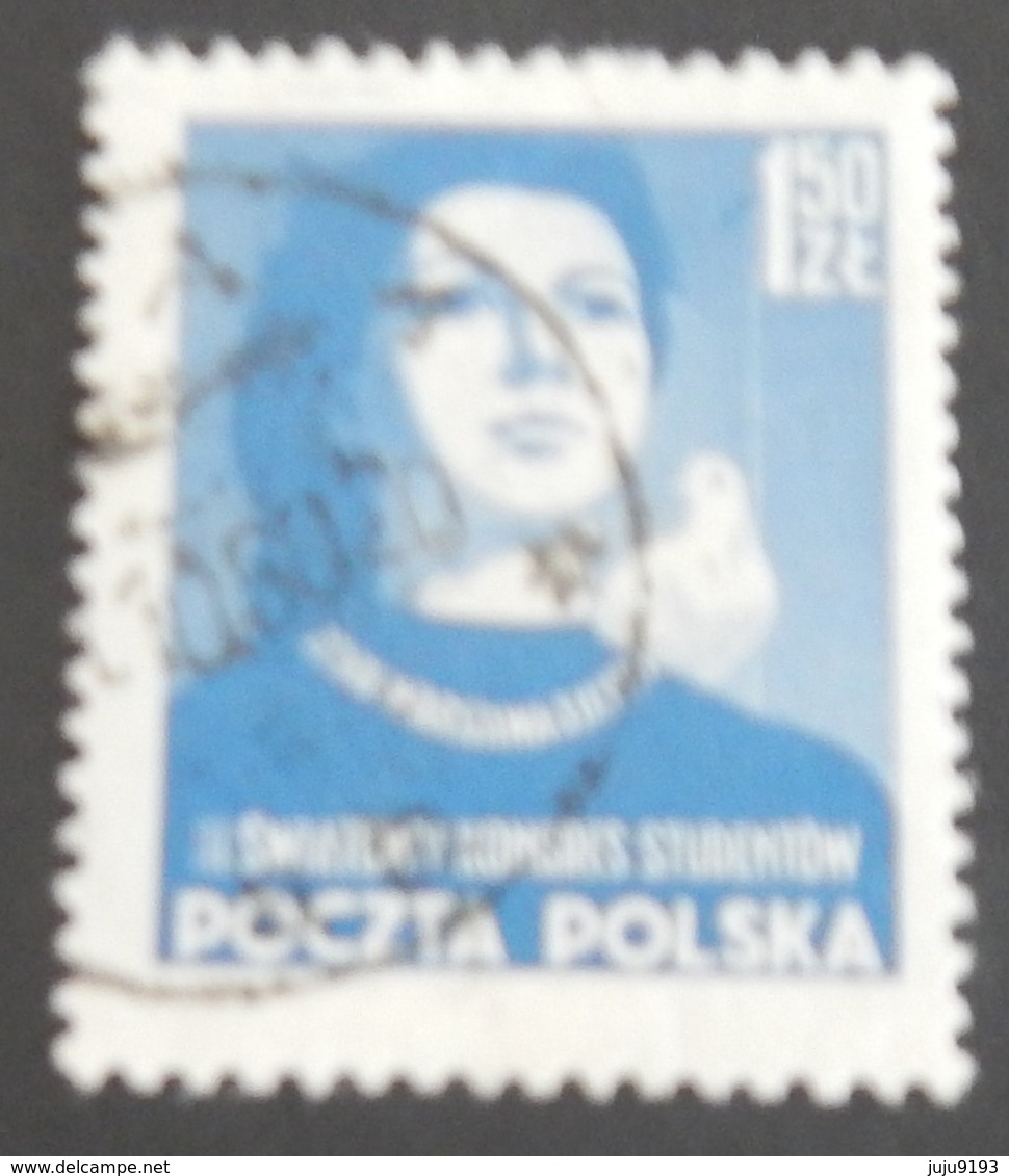 POLOGNE YT 717 OBLITÉRÉ(avec Reste De Fragments Au Verso) ANNÉE 1953 - Usados