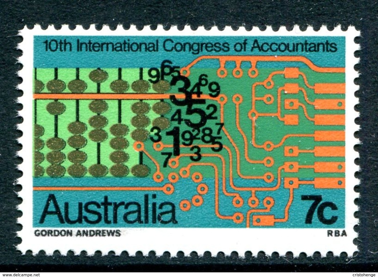 Australia 1972 Tenth International Congress Of Accountants MNH (SG 522) - Mint Stamps