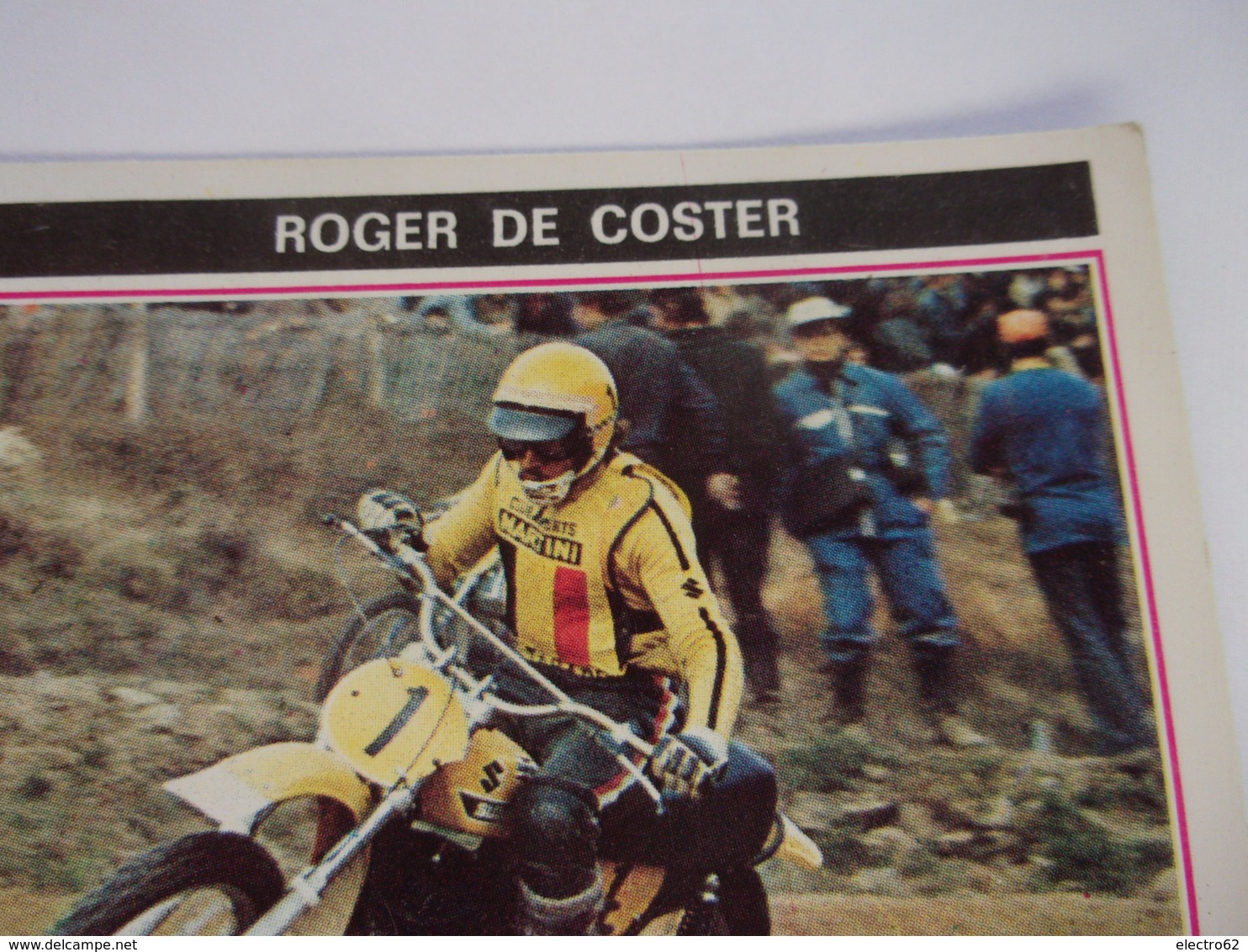 PANINI Super MOTO N°20 ROGER DE COSTER - Französische Ausgabe