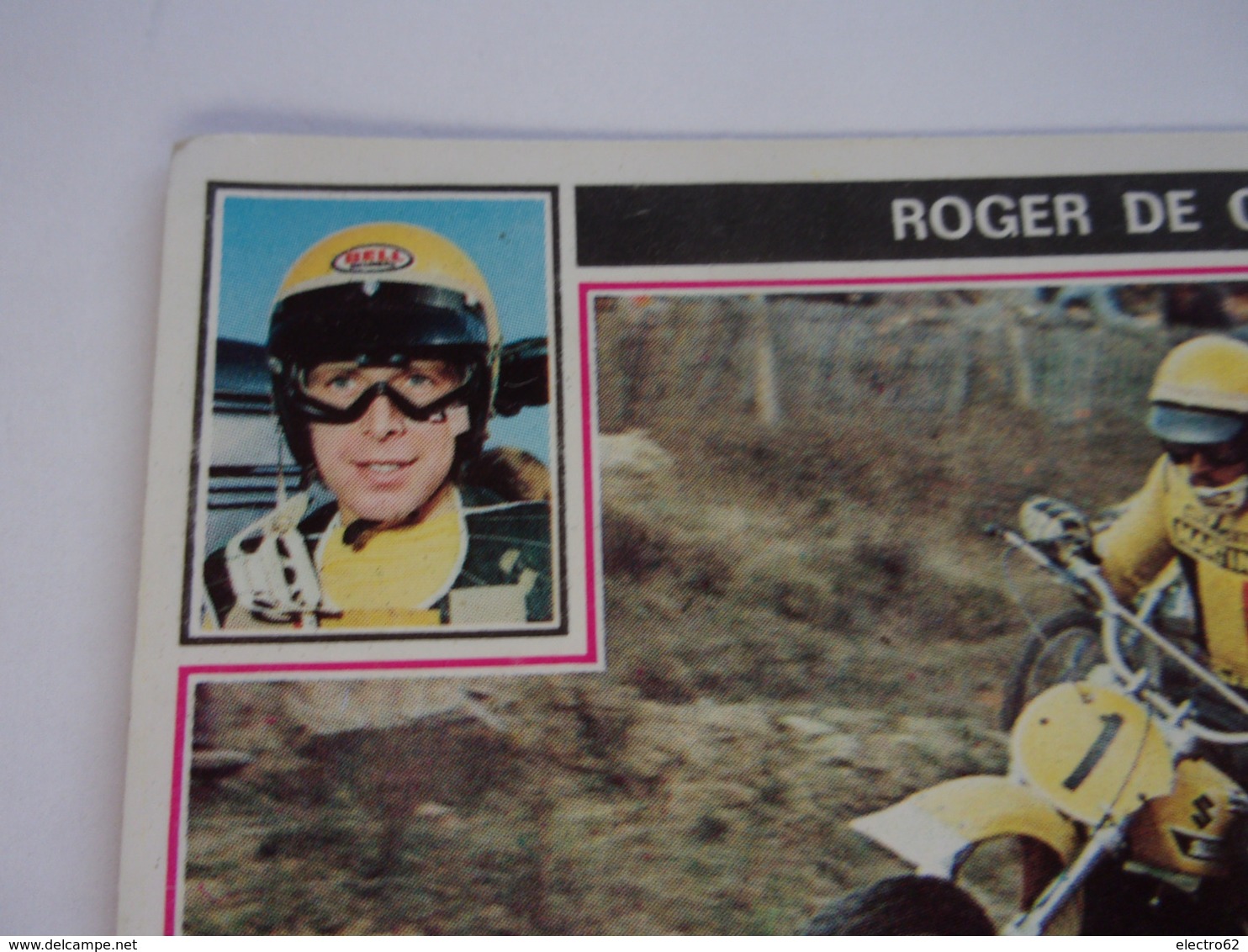 PANINI Super MOTO N°20 ROGER DE COSTER - French Edition