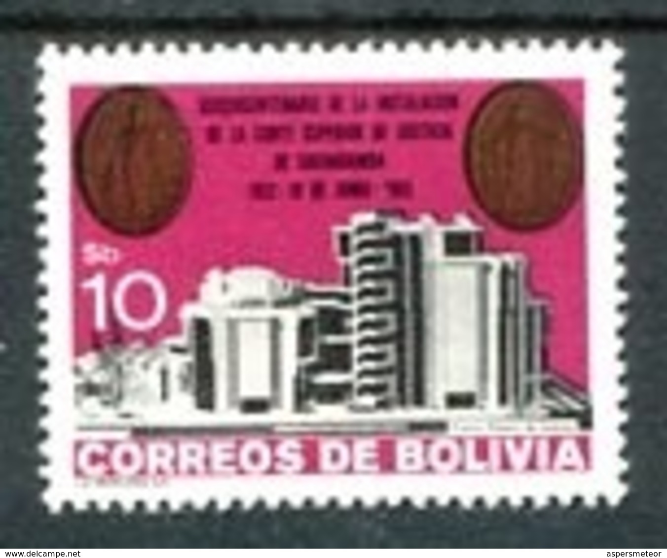 BOLIVIA - SESQUICENTENARIO DE LA INSTALACION DE LA CORTE SUPERIOR DE JUSTICIA . ANNEE 1982. YVERT N° 630. MNH - LILHU - Bolivia