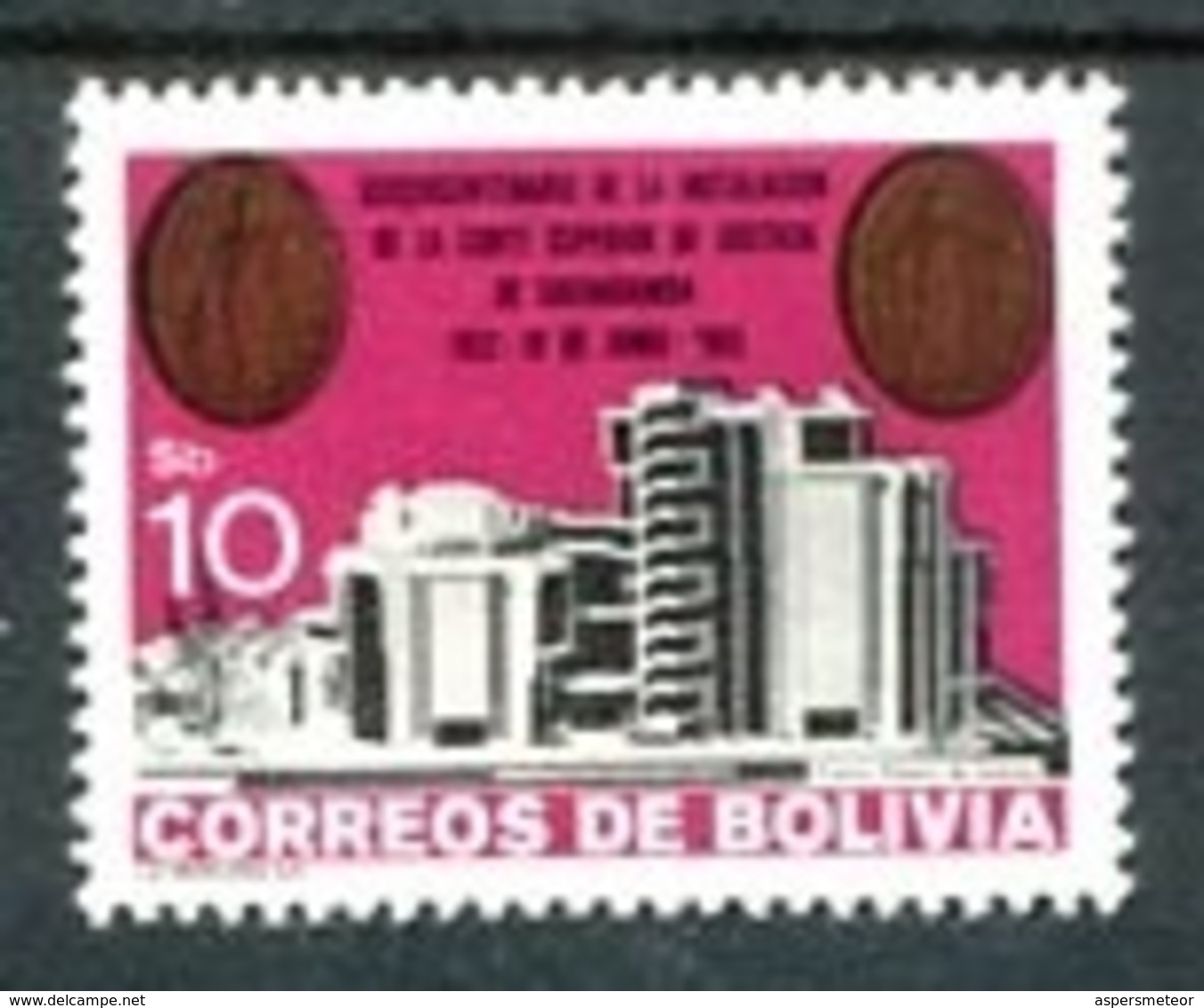 BOLIVIA - SESQUICENTENARIO DE LA INSTALACION DE LA CORTE SUPERIOR DE JUSTICIA . ANNEE 1982. YVERT N° 630. MNH - LILHU - Otros & Sin Clasificación