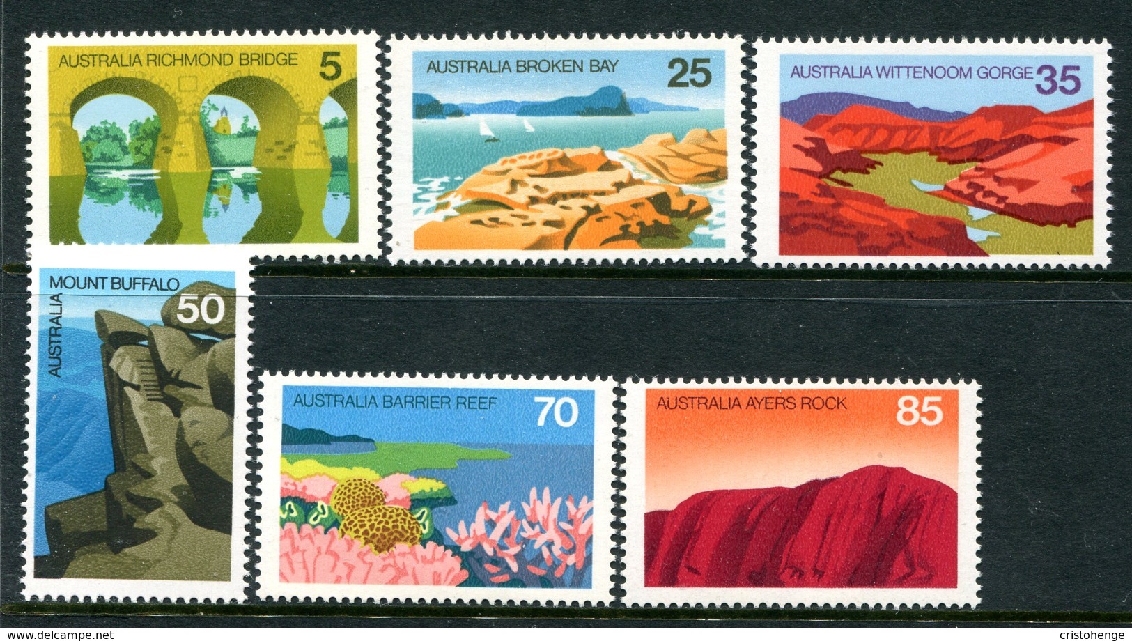 Australia 1976 Australian Scenes Set MNH (SG 627-632) - Mint Stamps