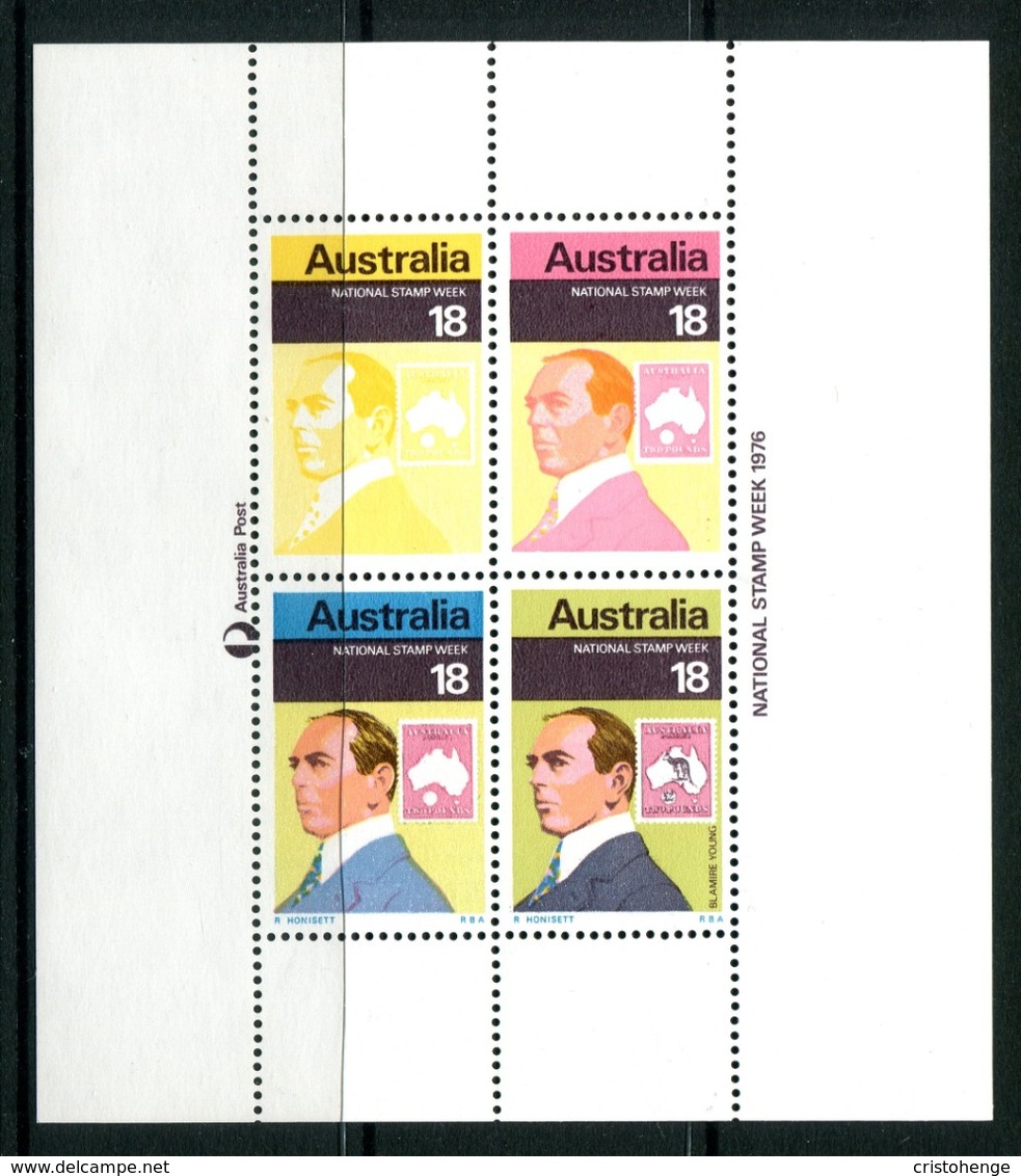 Australia 1976 National Stamp Week MS MNH (SG MS634) - Mint Stamps