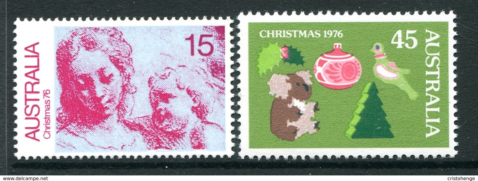 Australia 1976 Christmas Set MNH (SG 635-636) - Mint Stamps