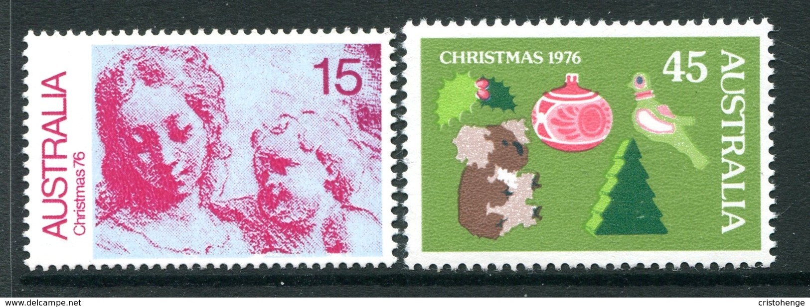 Australia 1976 Christmas Set MNH (SG 635-636) - Ungebraucht