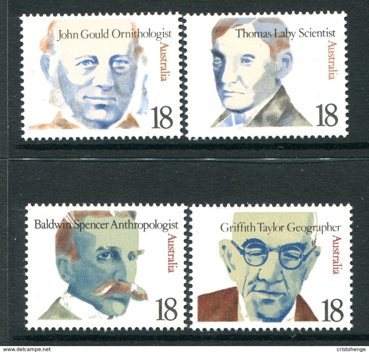 Australia 1976 Famous Australians - 8th Issue - Set MNH (SG 637-640) - Mint Stamps