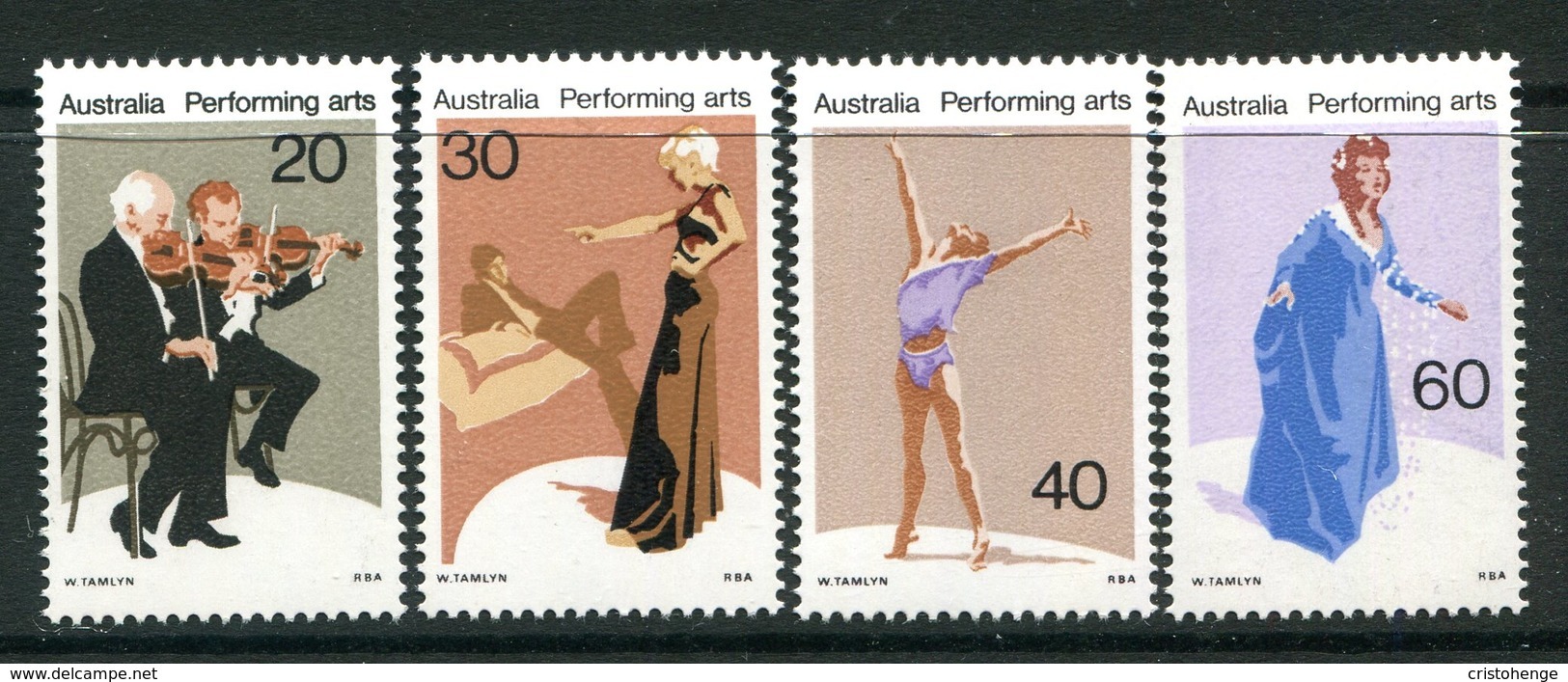 Australia 1977 Performing Arts Set MNH (SG 641-644) - Ungebraucht