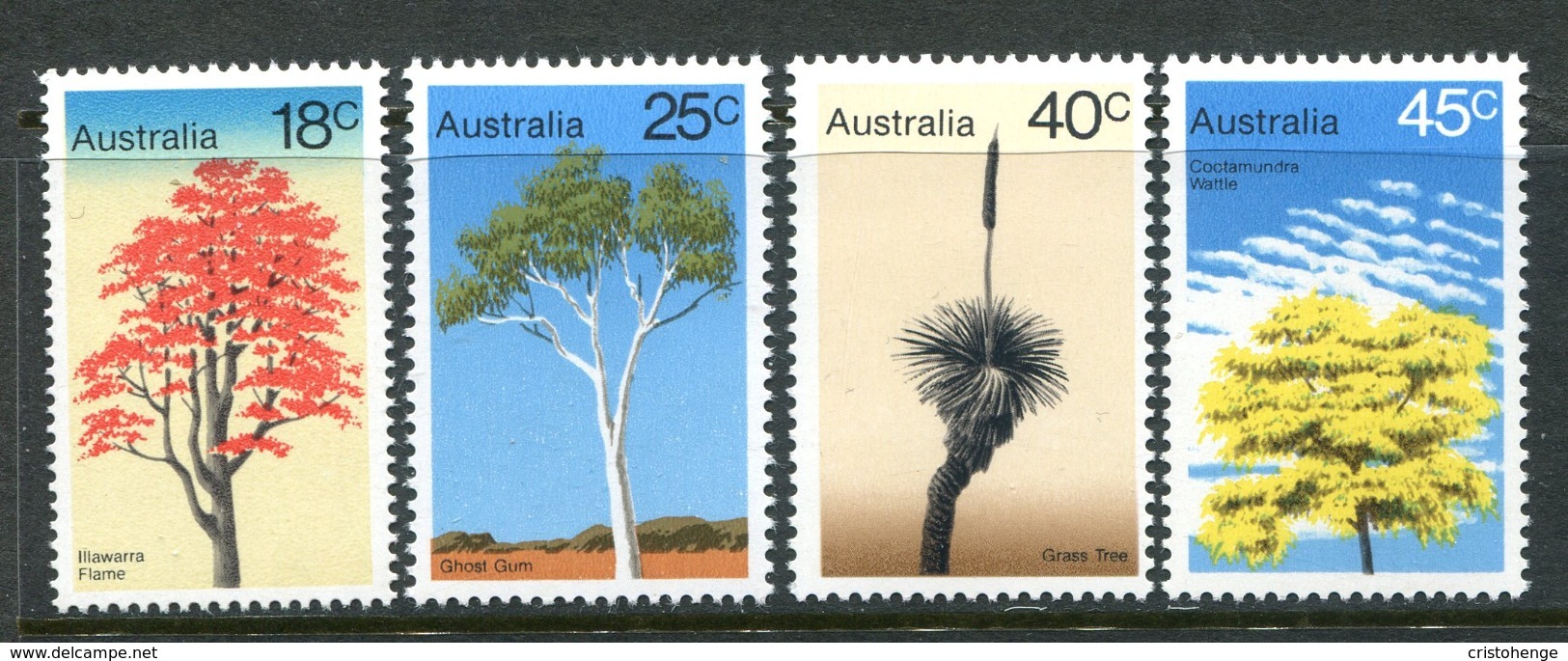 Australia 1978 Trees Set MNH (SG 664-667) - Mint Stamps