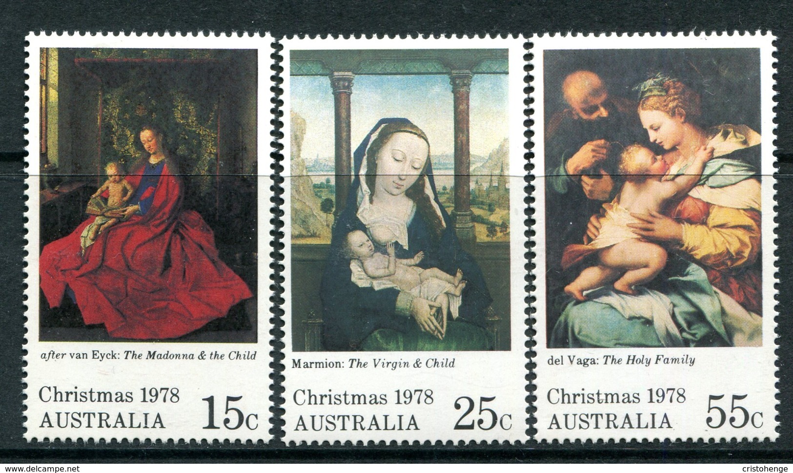 Australia 1978 Christmas Set MNH (SG 696-698) - Mint Stamps