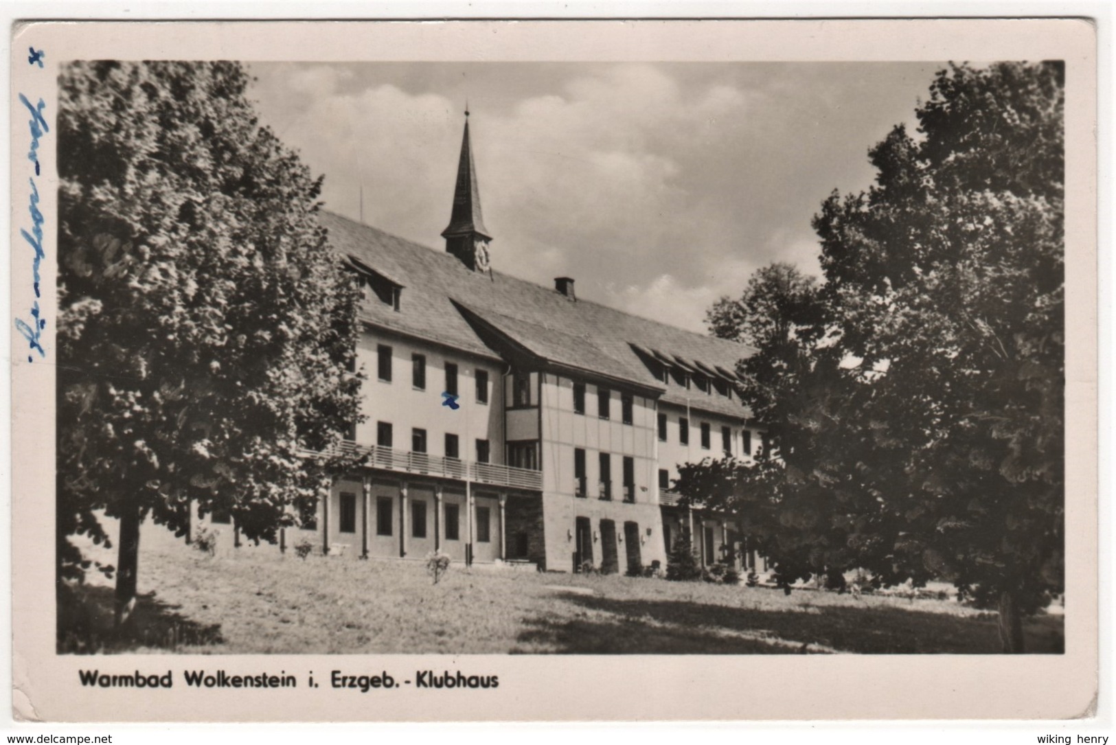 Wolkenstein Im Erzgebirge Warmbad - S/w Klubhaus - Wolkenstein