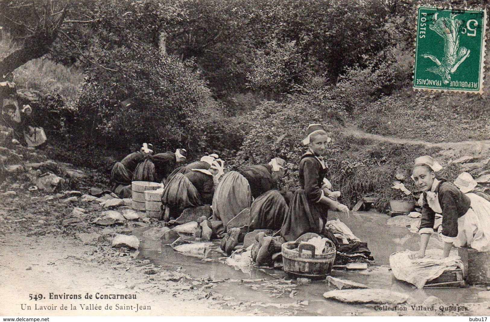 Environs De Concarneau-un Lavoir De La Vallée De Saint-jean -bon état - Concarneau