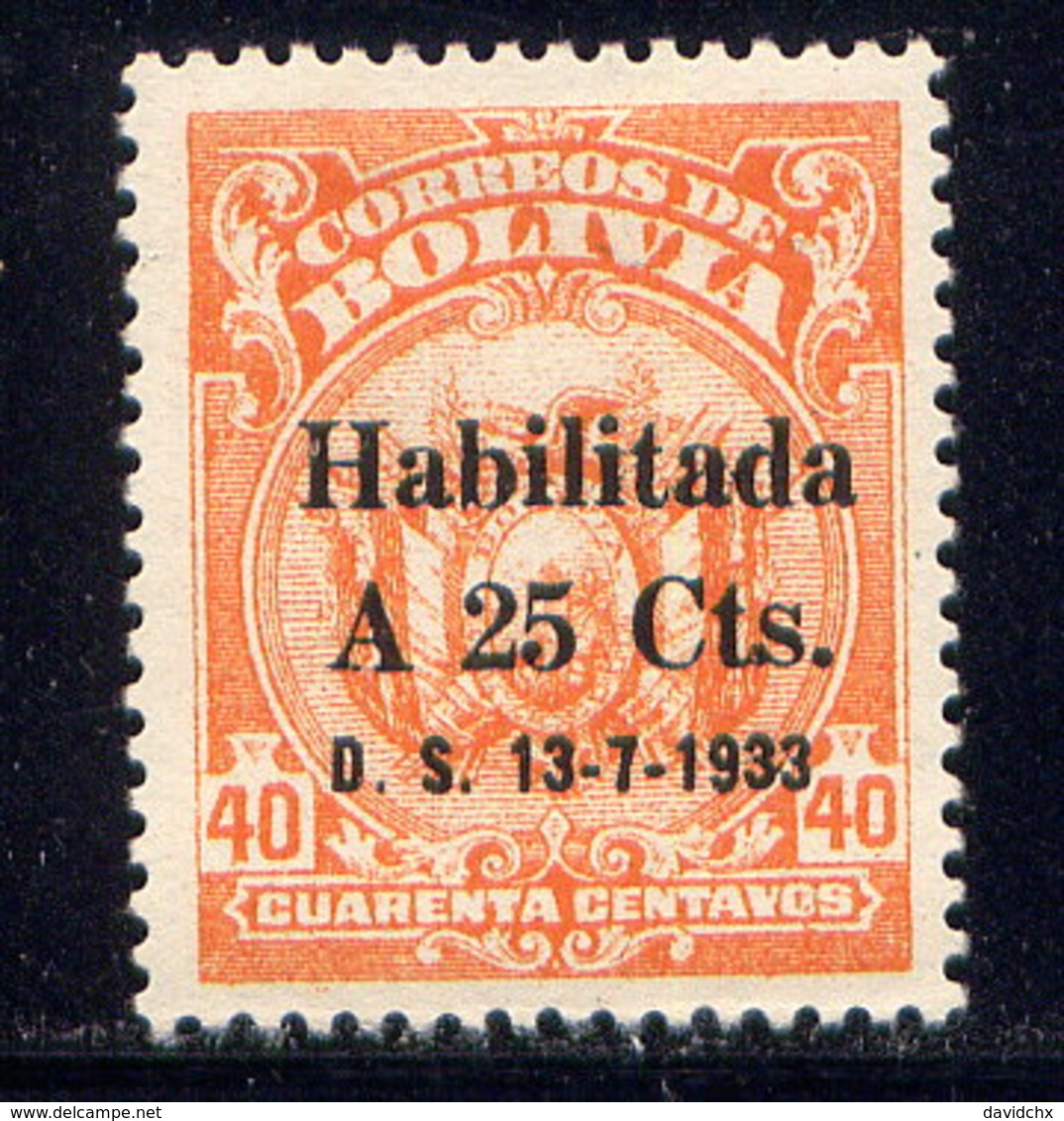 BOLIVIA, NO. 212, MH - Bolivia