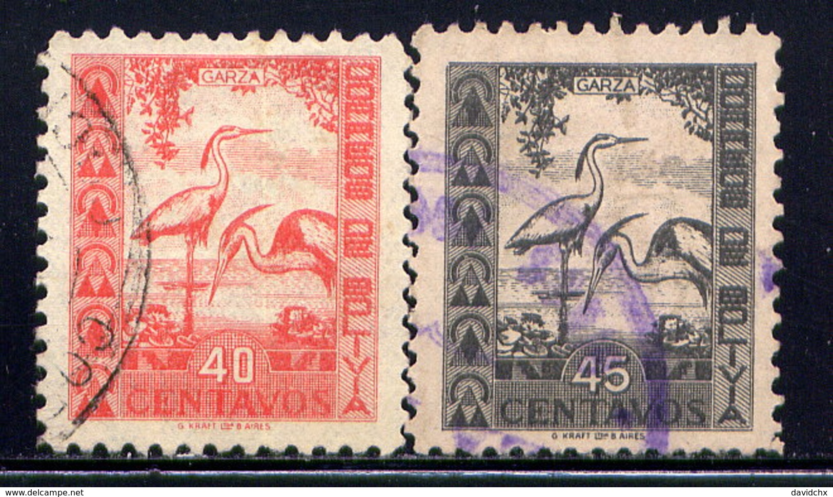 BOLIVIA, NO.'S 259-260 - Bolivie