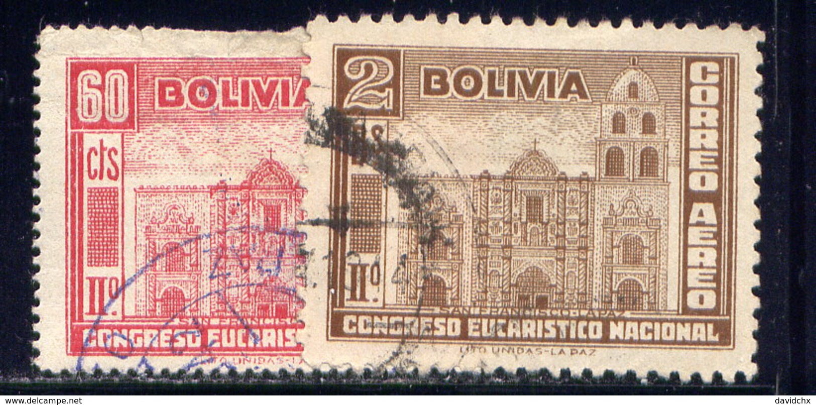 BOLIVIA, NO.'S C75 AND  C78 - Bolivia