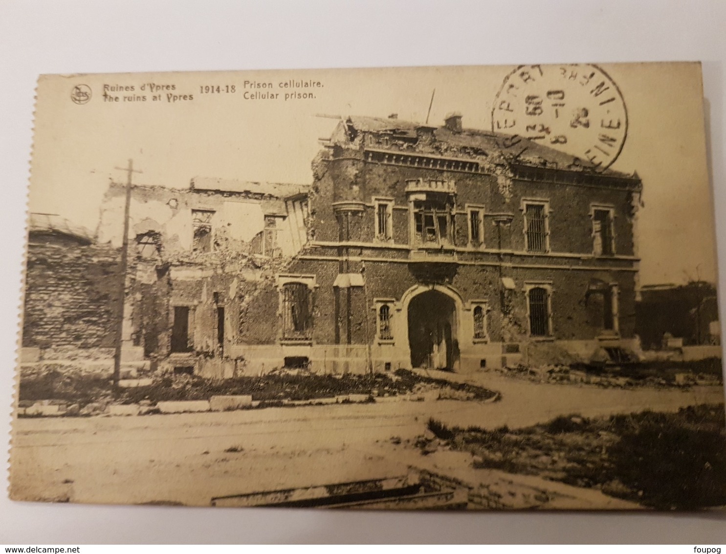 CPA YPRES IEPER PRISON CELLULAIRE GUERRE 1914 - Ieper