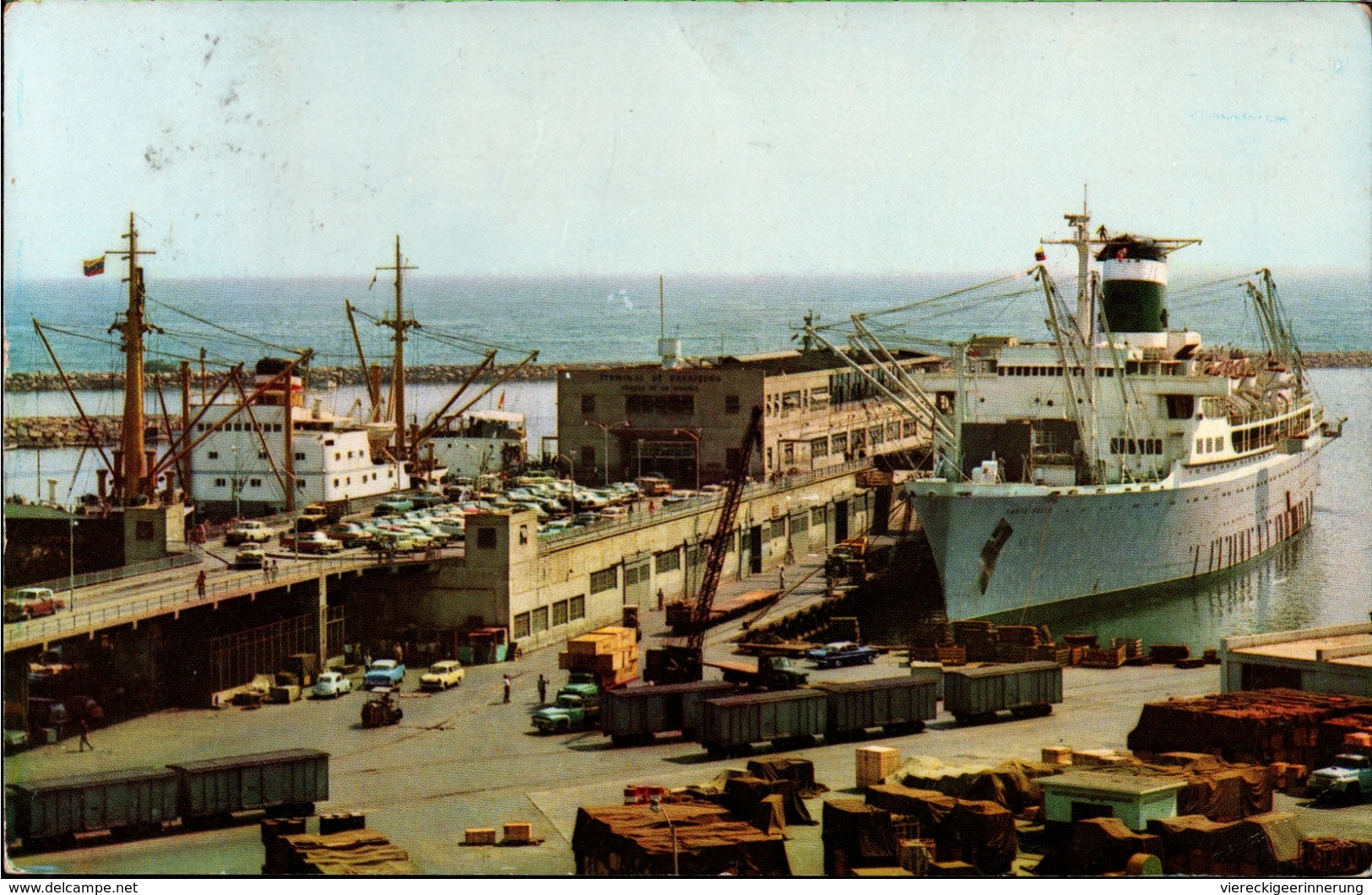 ! 1965 Ansichtskarte Venezuela, La Guaira, Terminal, Schiffe, Ships, Harbour, Hafen - Venezuela