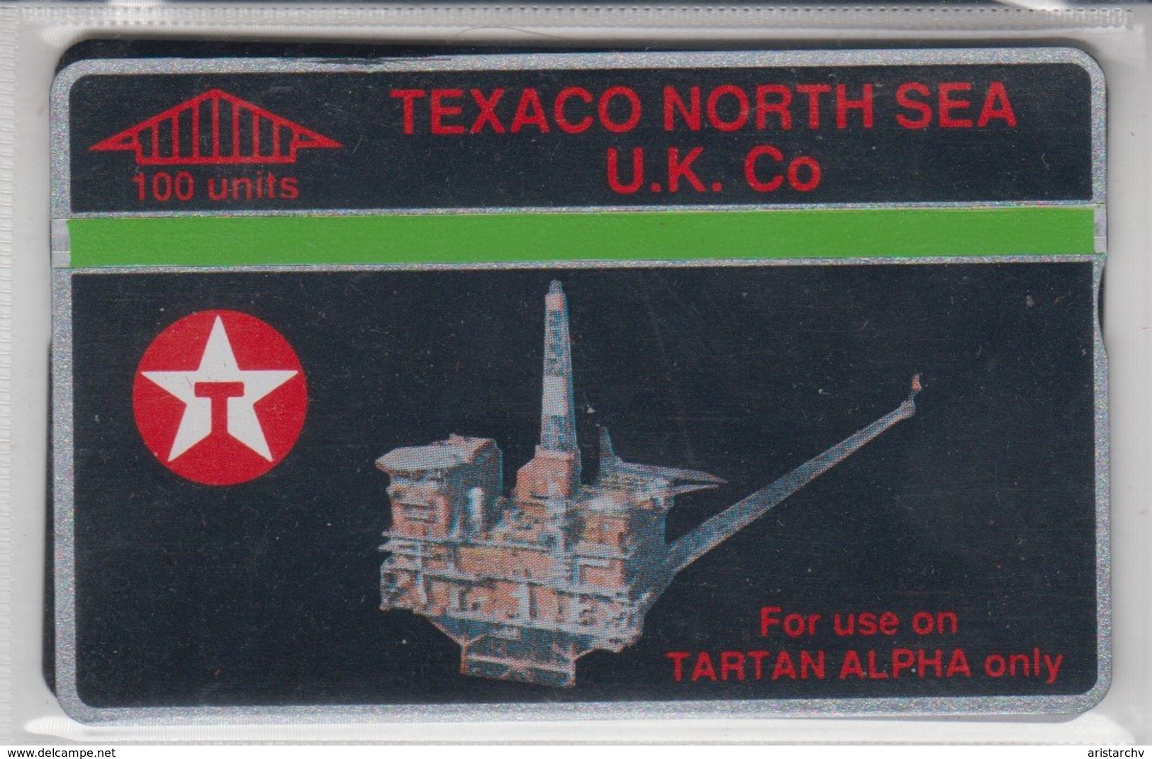 UNITED KINGDOM TEXACO NORTH SEA OIL COMPANY DRILLING RIG MINT - [ 2] Oil Drilling Rig