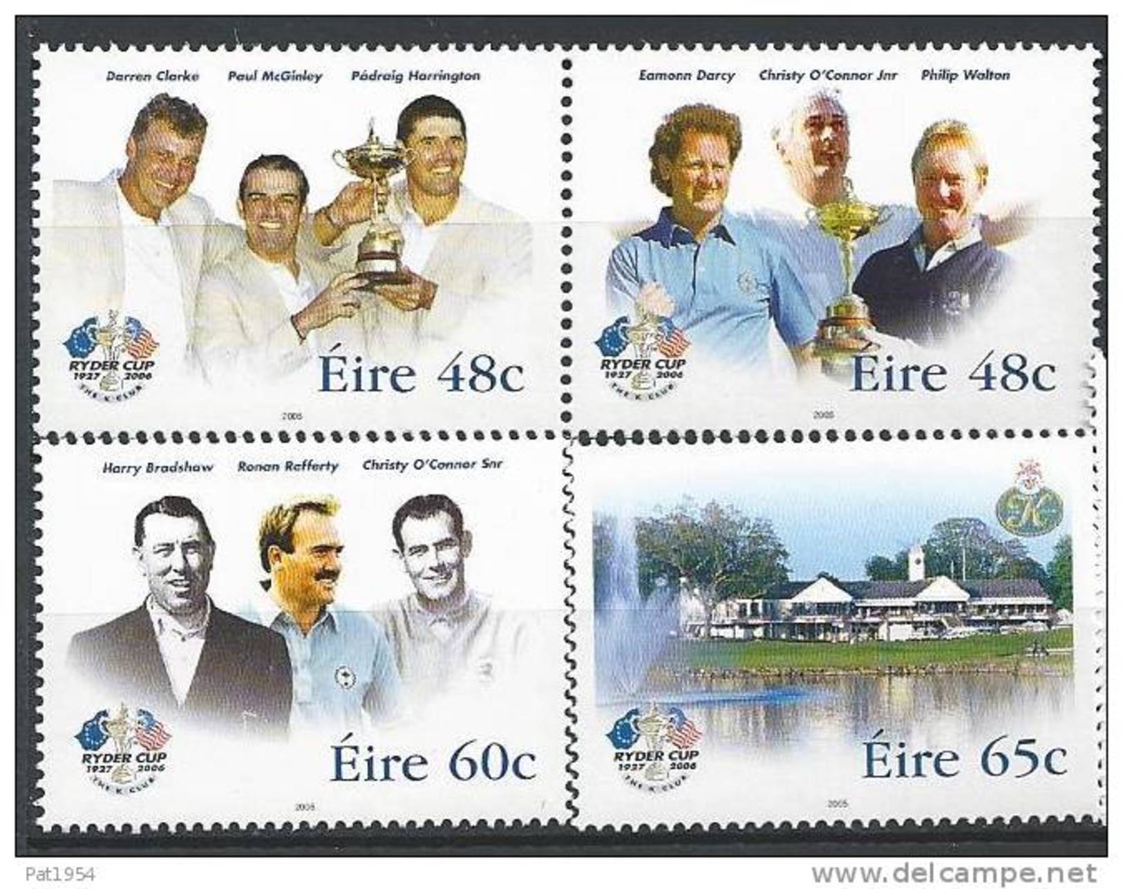 Irlande 2005 N°1669/1672 Neufs **  Sport Golf Ryder Cup - Neufs