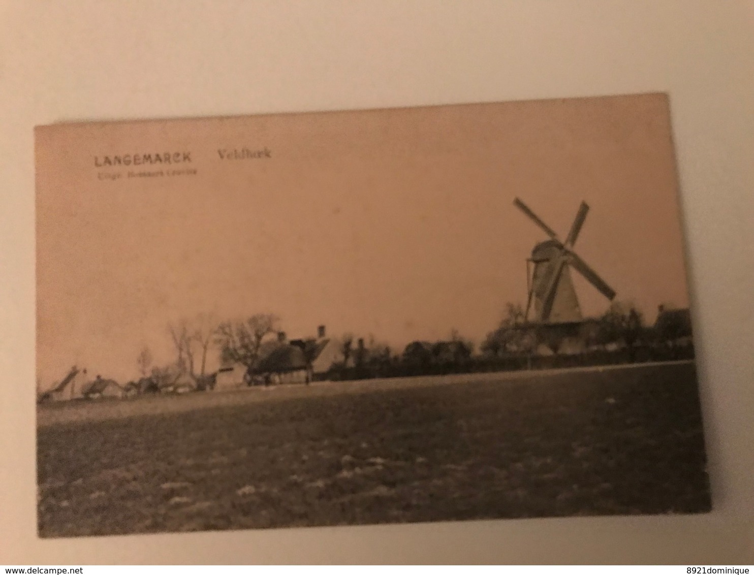 Langemark - Poelkapelle - Langemarck - Veldhoek Met Molen Mill Muhle Mouling - Uitg. Bossaert Crevits - Langemark-Poelkapelle