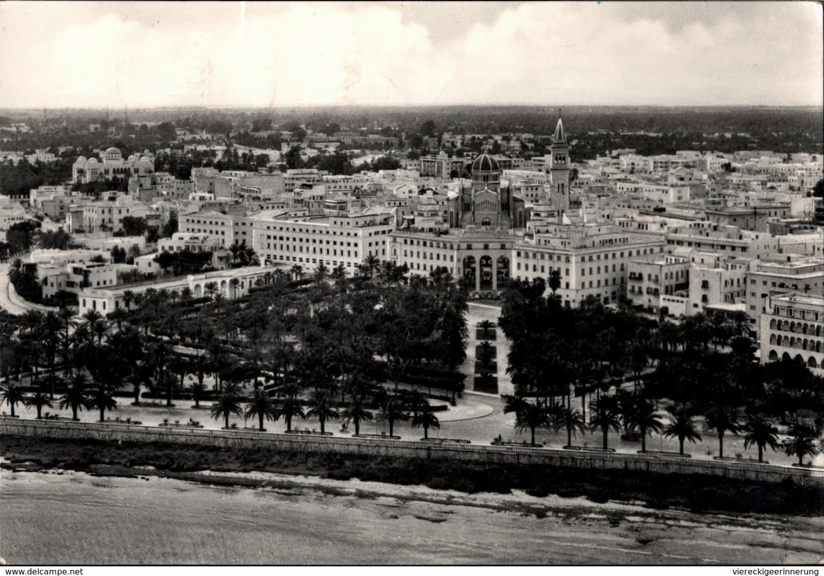 !  1962 Ansichtskarte, Aerial View Postcard, Tripoli, Tripolis, Libya, Lybien - Libyen