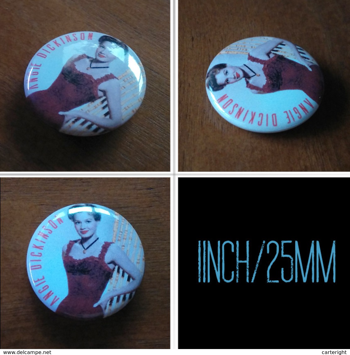 Pin Up Girl BADGE BUTTON PIN SET 14 (1inch/25mm Diameter) 35 DIFF - Pin-ups