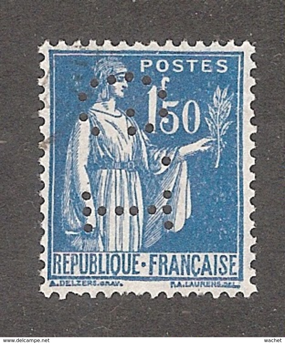 Perforé/perfin/lochung France No 288 G.I  (77) - Autres & Non Classés