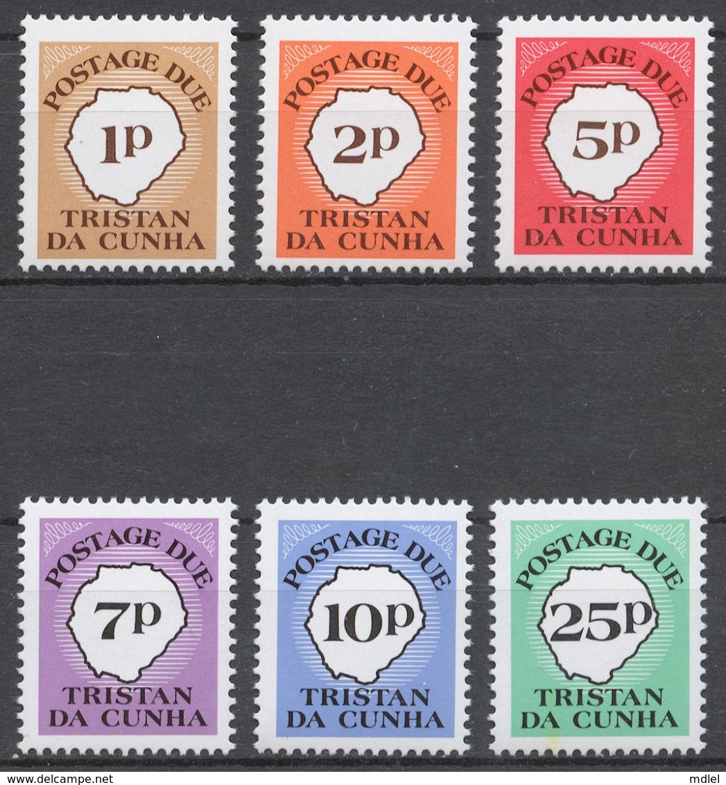 Tristan Da Cunha 1986 Postage Due Mi# 11-16** - Tristan Da Cunha