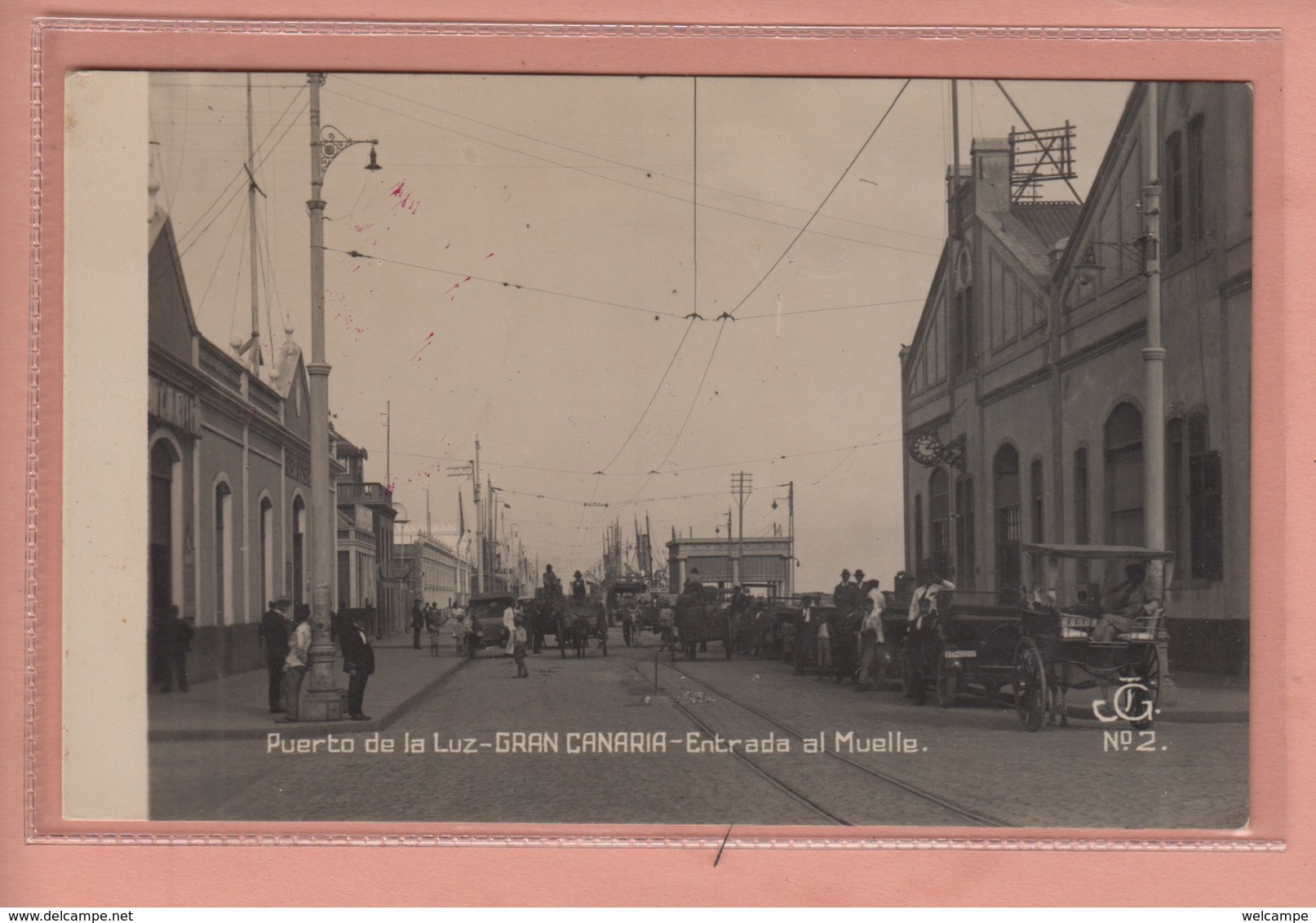 OLD PHOTO POSTCARD - PUERTO DE LUZ - GRAN CANARIA - ANIMATED - Gran Canaria