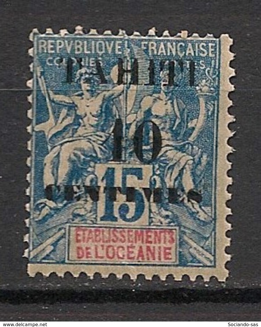 Tahiti - 1903 - N°Yv. 33 - 10c Sur 15c Bleu - Neuf Luxe ** / MNH / Postfrisch - Ongebruikt