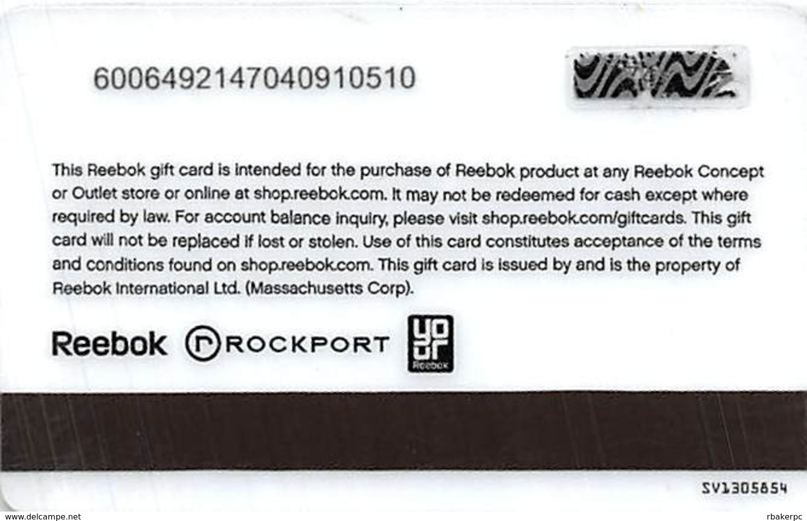 Reebok Gift Card - Gift Cards