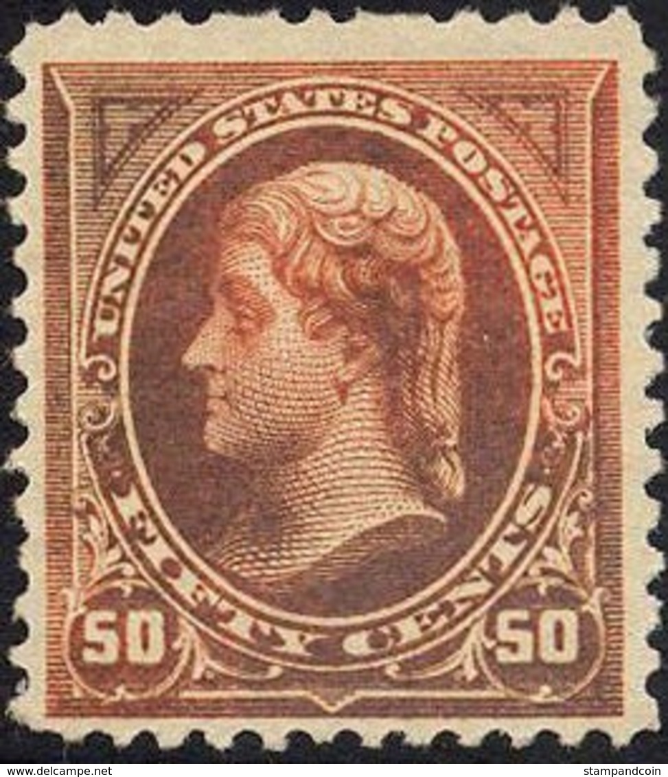 US #260 Mint No Gum  50c Jefferson From 1894 - Unused Stamps