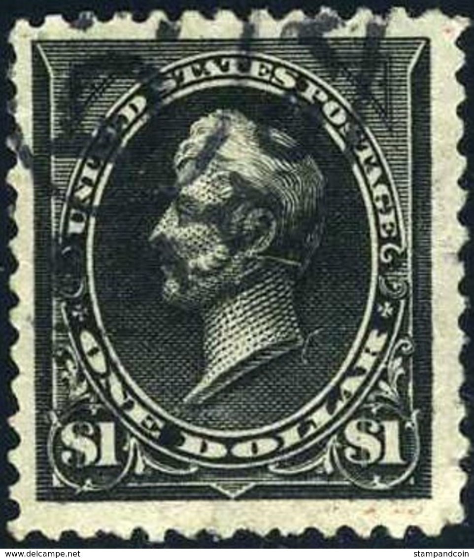 US #261 XF Used $1 Perry (Type I) From 1894 - Gebraucht